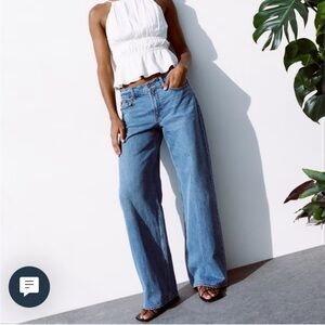 Abercrombie & Fitch curve love ultra loose low rise jean